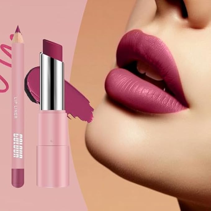 Colour MOISTURIZING TINTED LIP BALM | WATERPROOF LIP STAIN LINER | NON-STICKY WATERPROOF MATTE BALM FOR YOUTH WINTER CARE DAILY MAKEUP MOTHER FRIEND WOMEN - Image 2